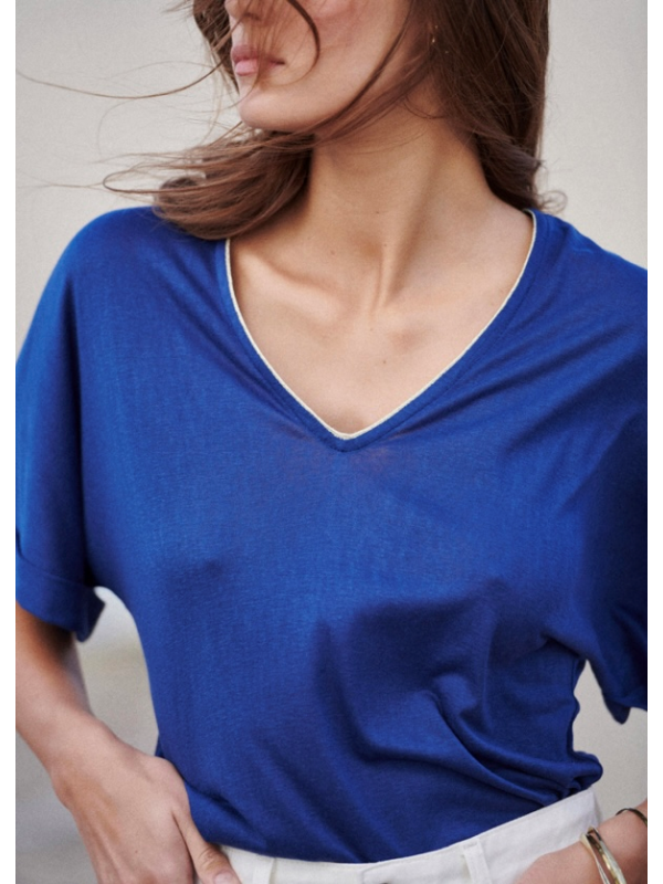 Tee - shirt LAURE + MAX - bleu