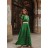 Robe longue GRACE & MILA - vert